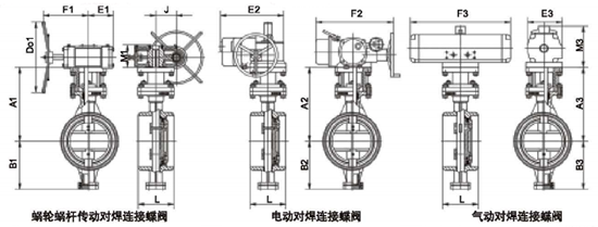 三偏心蝶閥結(jié)構(gòu)示意圖